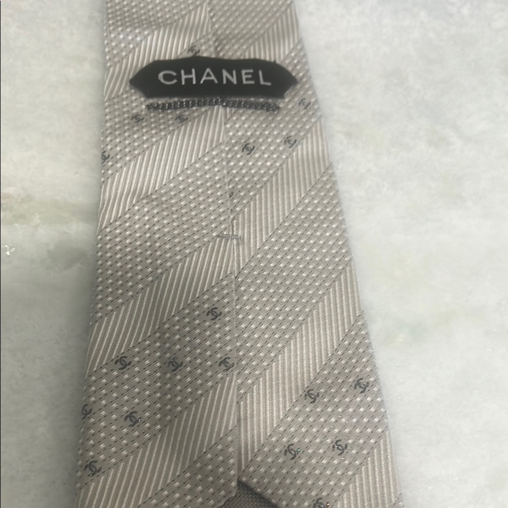 Chanel Gray Men's Tie